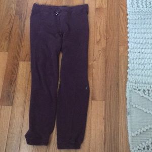 Lululemon burgundy joggers